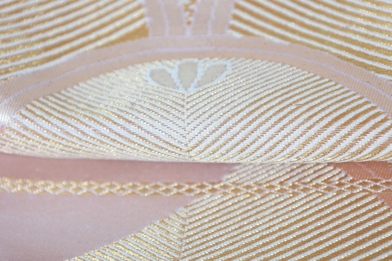 Japanese used sash belt (Fukuro-obi) 100% silk  /B1238