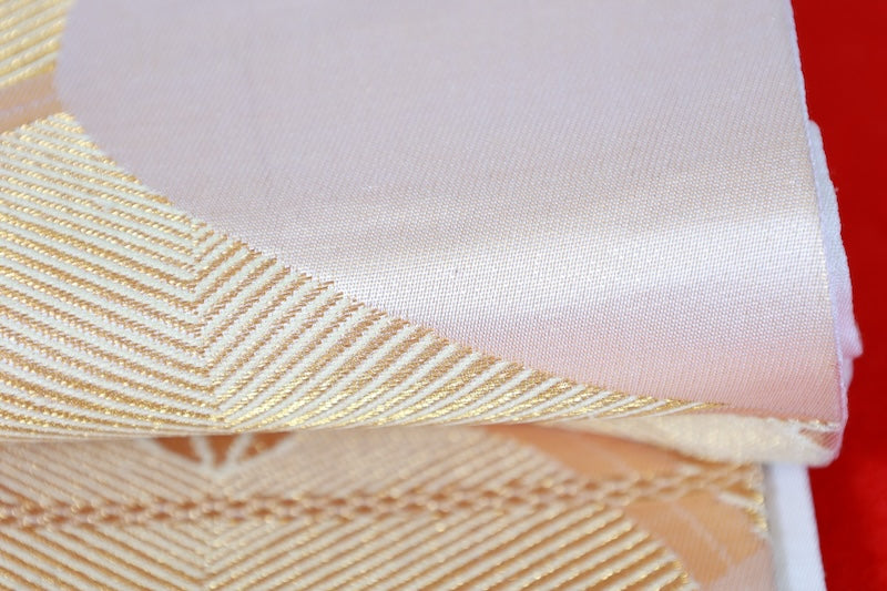 Japanese used sash belt (Fukuro-obi) 100% silk  /B1238