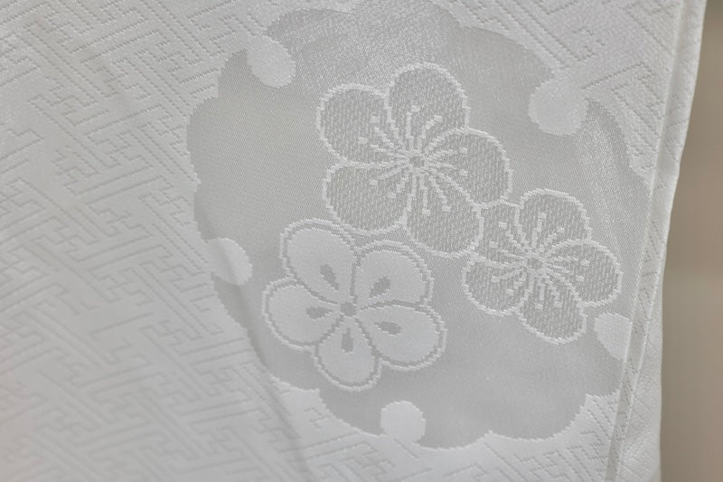Nagajuban (long under-kimono) white pre-owned /AZ53