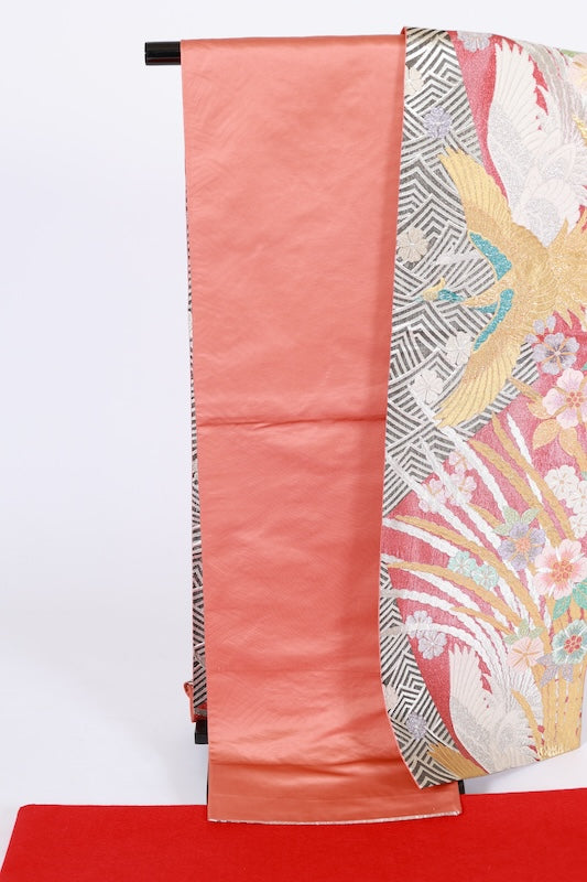 Japanese used sash belt (Fukuro-obi) 100% silk  /B1255