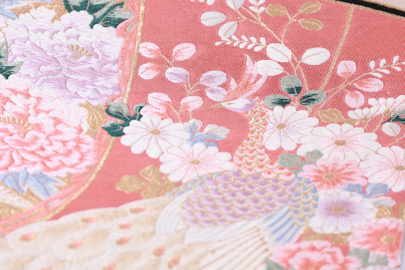 Japanese used sash belt (Fukuro-obi) 100% silk  /B1251