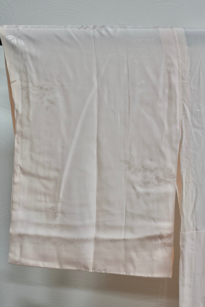 Nagajuban (long under-kimono) light pink pre-owned /AZ26