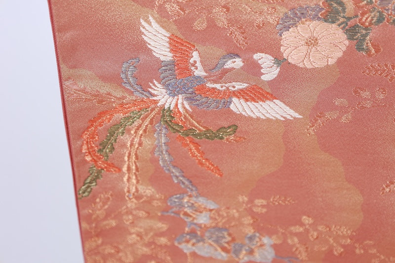 Japanese used sash belt (Fukuro-obi) 100% silk  /B1239