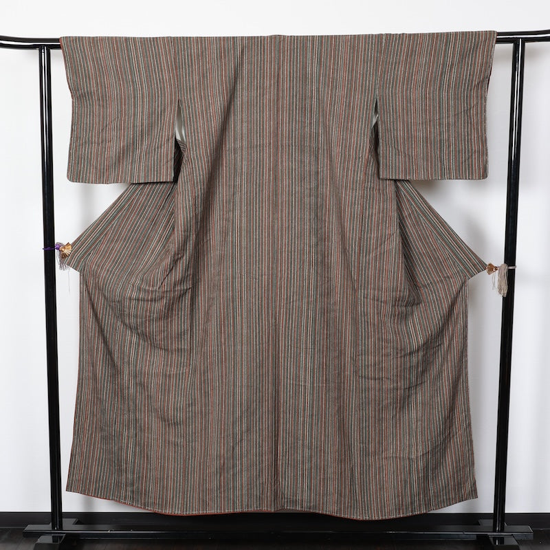 Japanese kimono used <Komon> Msize  silk 100% /T219