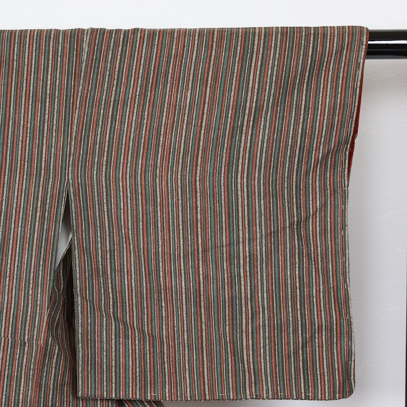 Japanese kimono used <Komon> Msize  silk 100% /T219