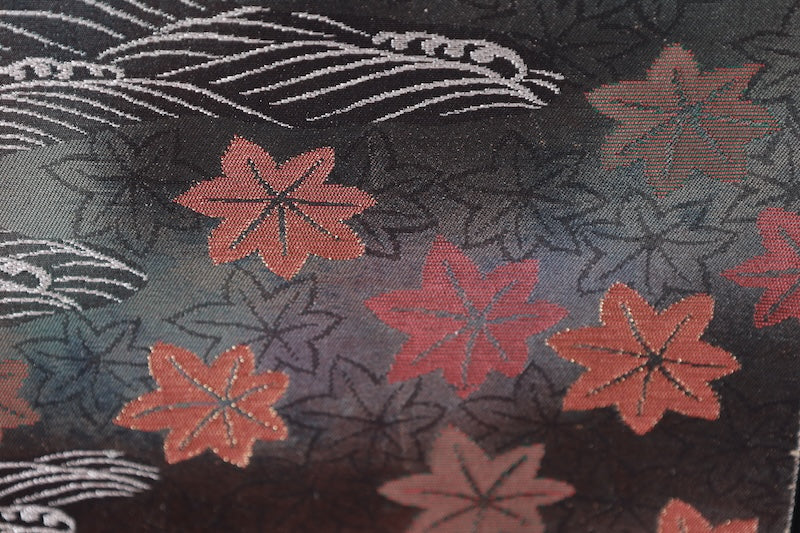 Japanese used sash belt (Fukuro-obi) 100% silk  /B1252