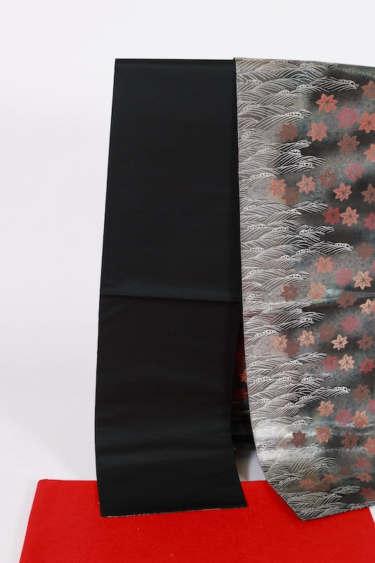 Japanese used sash belt (Fukuro-obi) 100% silk  /B1252