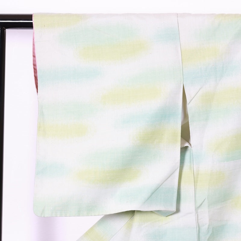 Japanese kimono used <Tsumugi> Msize  silk 100% /T211