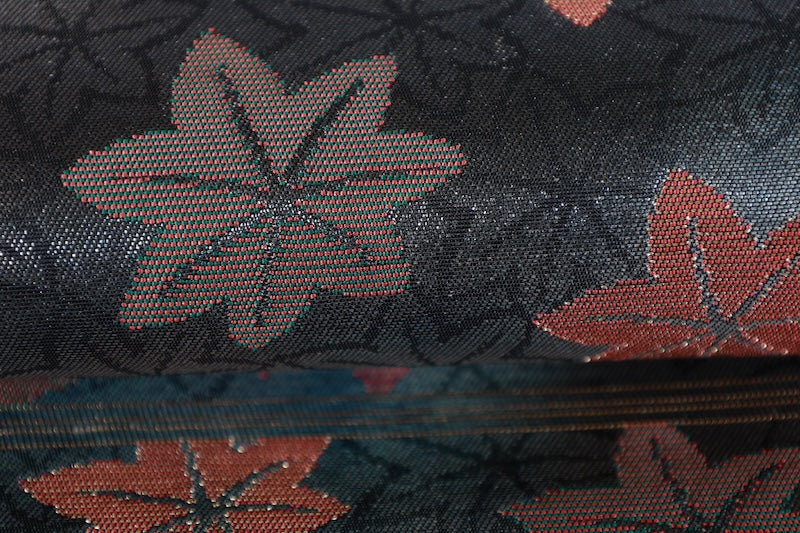 Japanese used sash belt (Fukuro-obi) 100% silk  /B1252