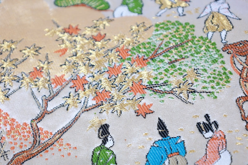 Japanese used sash belt (Fukuro-obi) 100% silk  /B1240