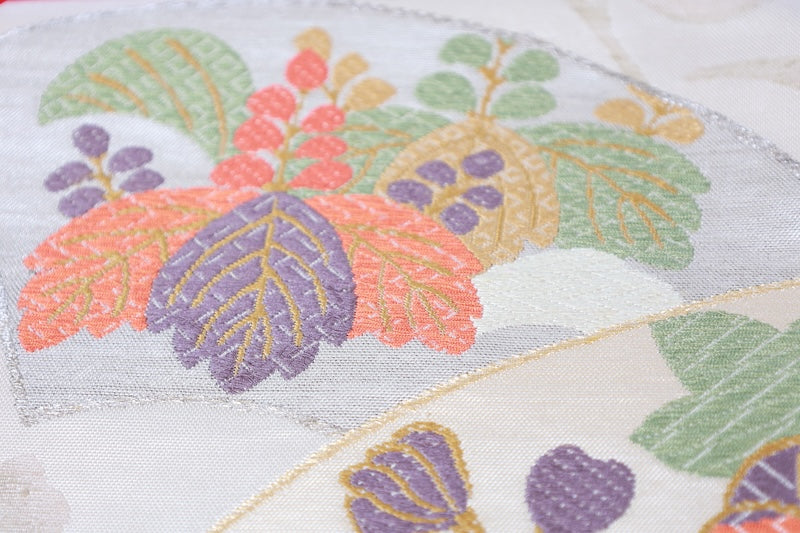 Japanese used sash belt (Fukuro-obi) 100% silk  /B1242