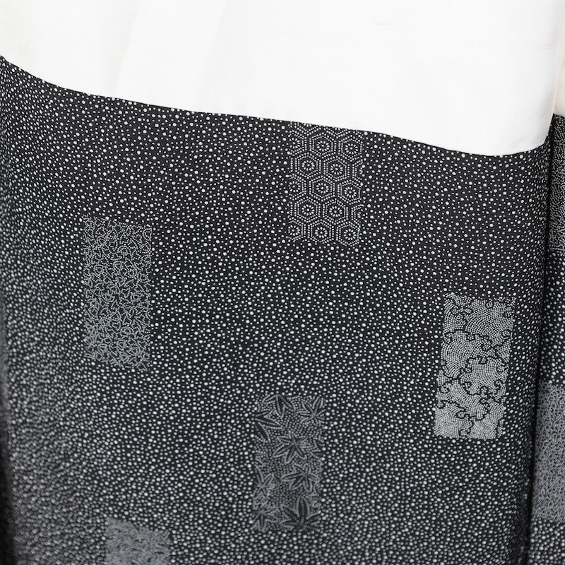Japanese kimono used <Komon> Lsize  silk 100% /T214