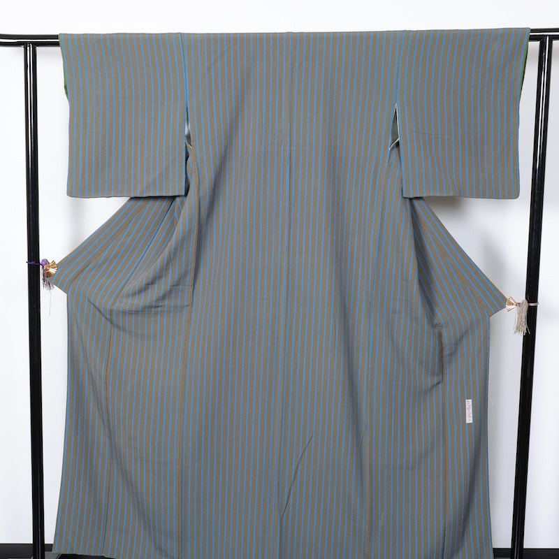 Japanese kimono used <Komon> Lsize  silk 100% /T217