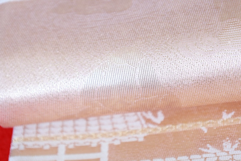 Japanese used sash belt (Fukuro-obi) 100% silk  /BB1250