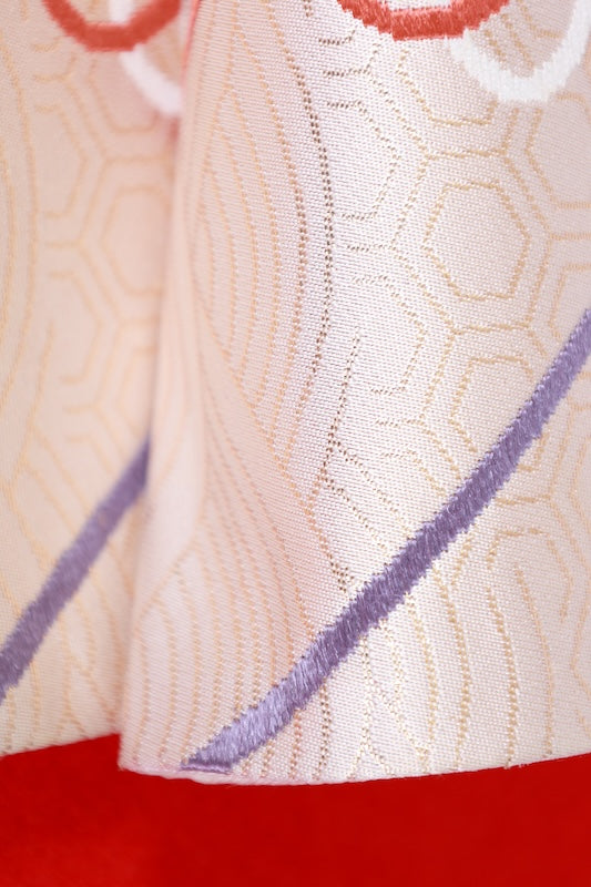 Japanese used sash belt (Fukuro-obi) 100% silk  /B1256