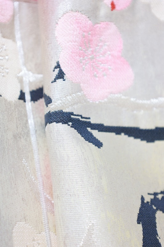 Japanese used sash belt (Fukuro-obi) 100% silk  /B1259