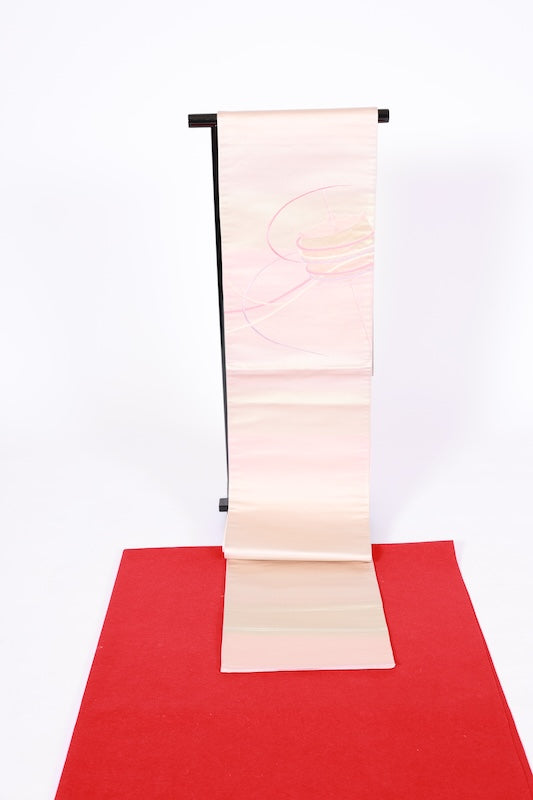 Japanese used sash belt (Fukuro-obi) 100% silk  /B1245