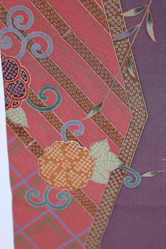 Japanese used sash belt (Nagoya-obi) 100% silk  /B609