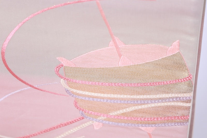 Japanese used sash belt (Fukuro-obi) 100% silk  /B1245