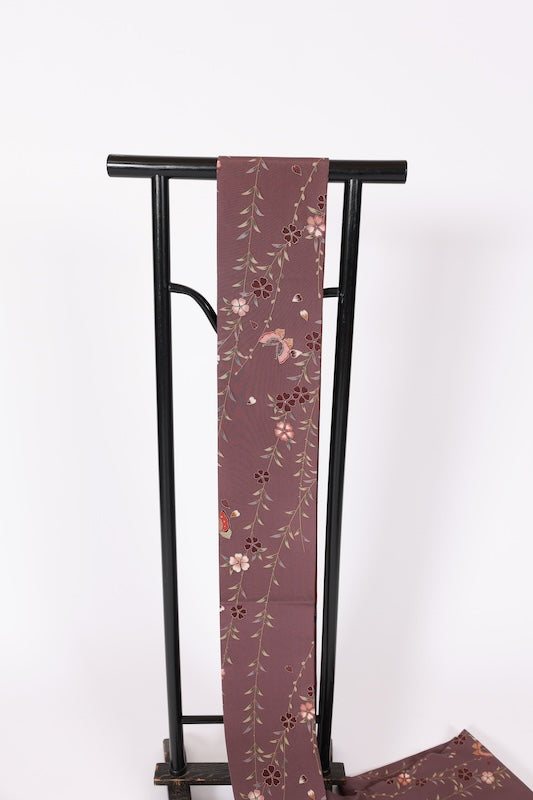 Japanese used sash belt (Nagoya-obi) 100% silk  /B609