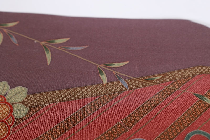 Japanese used sash belt (Nagoya-obi) 100% silk  /B609
