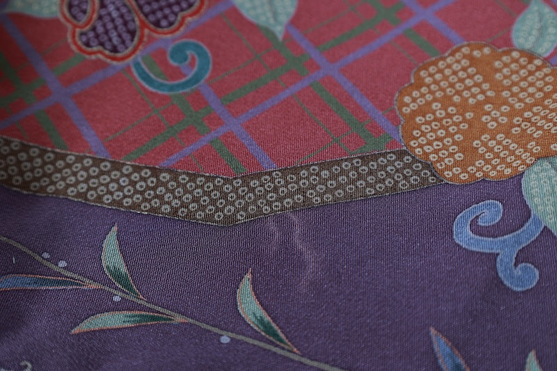 Japanese used sash belt (Nagoya-obi) 100% silk  /B609