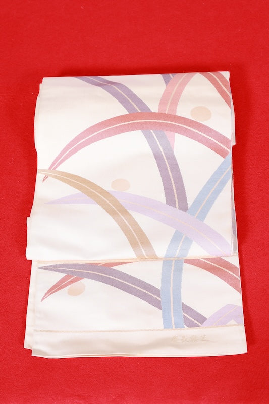 New Untailored Japanese  sash belt (fukuro-obi) 100% silk  /B1258