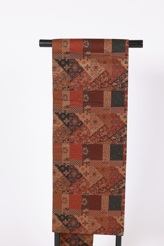 Japanese used sash belt (Nagoya-obi) 100% silk  /B607