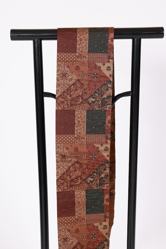 Japanese used sash belt (Nagoya-obi) 100% silk  /B607