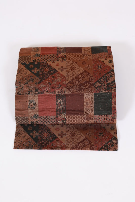 Japanese used sash belt (Nagoya-obi) 100% silk  /B607
