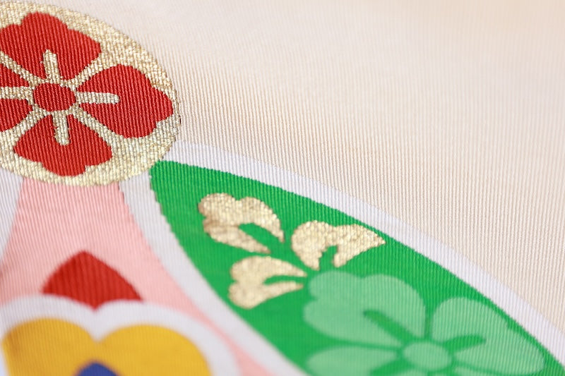 Japanese used sash belt (Fukuro-obi) 100% silk  /B