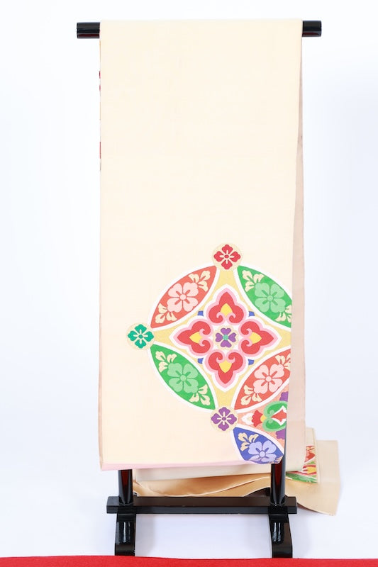 Japanese used sash belt (Fukuro-obi) 100% silk  /B