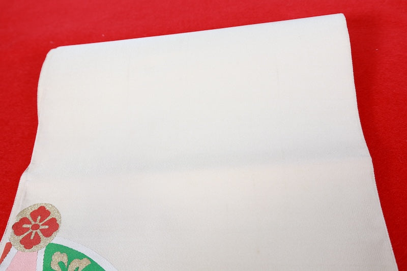 Japanese used sash belt (Fukuro-obi) 100% silk  /B