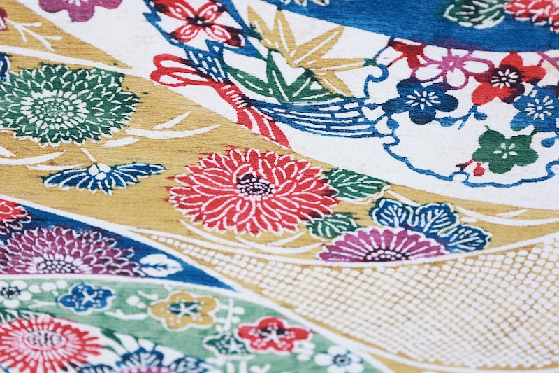 Japanese used sash belt (Nagoya-obi) 100% silk  /B655