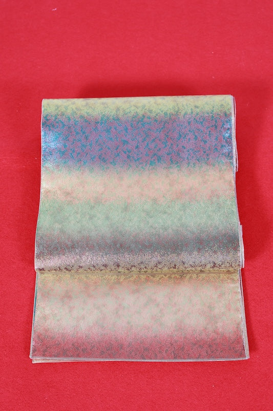 Japanese used sash belt (Fukuro-obi) 100% silk  /B1260