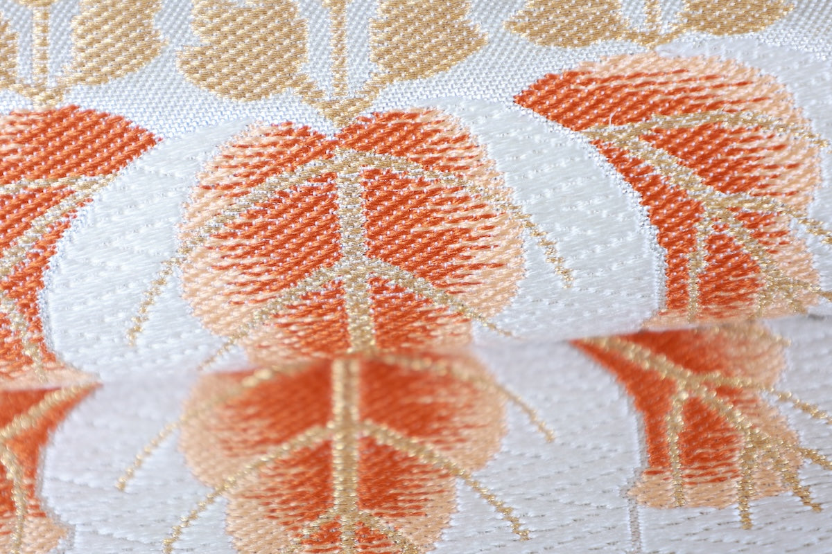 Japanese used sash belt (Fukuro-obi) 100% silk  /B1261