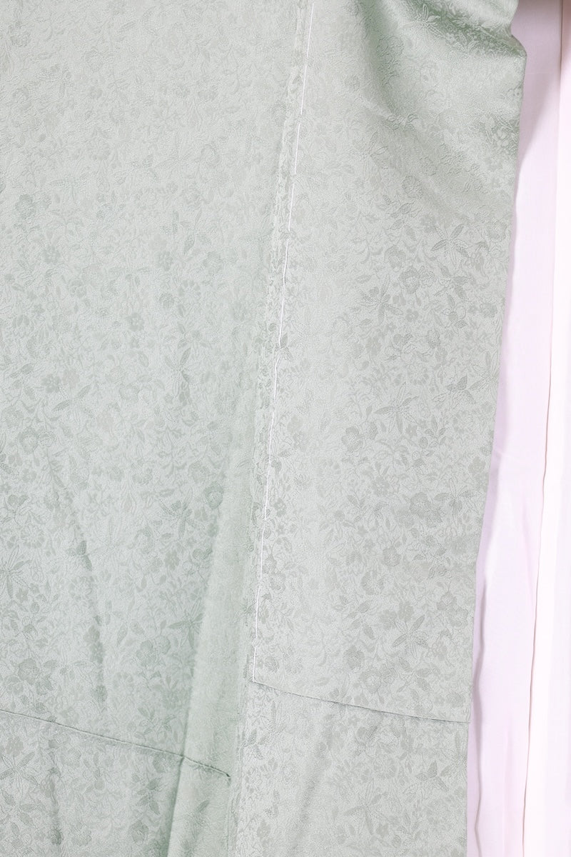 Iromuzi kimono green flower New, unused item /AZ48