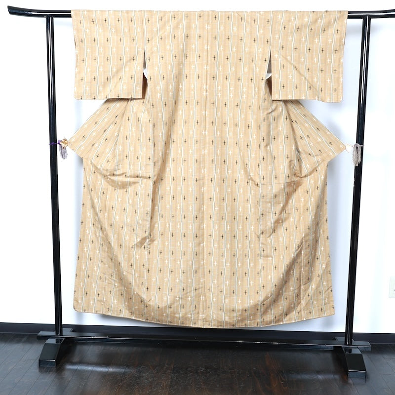 Japanese kimono used <houmongi> Msize  silk 100% /T239