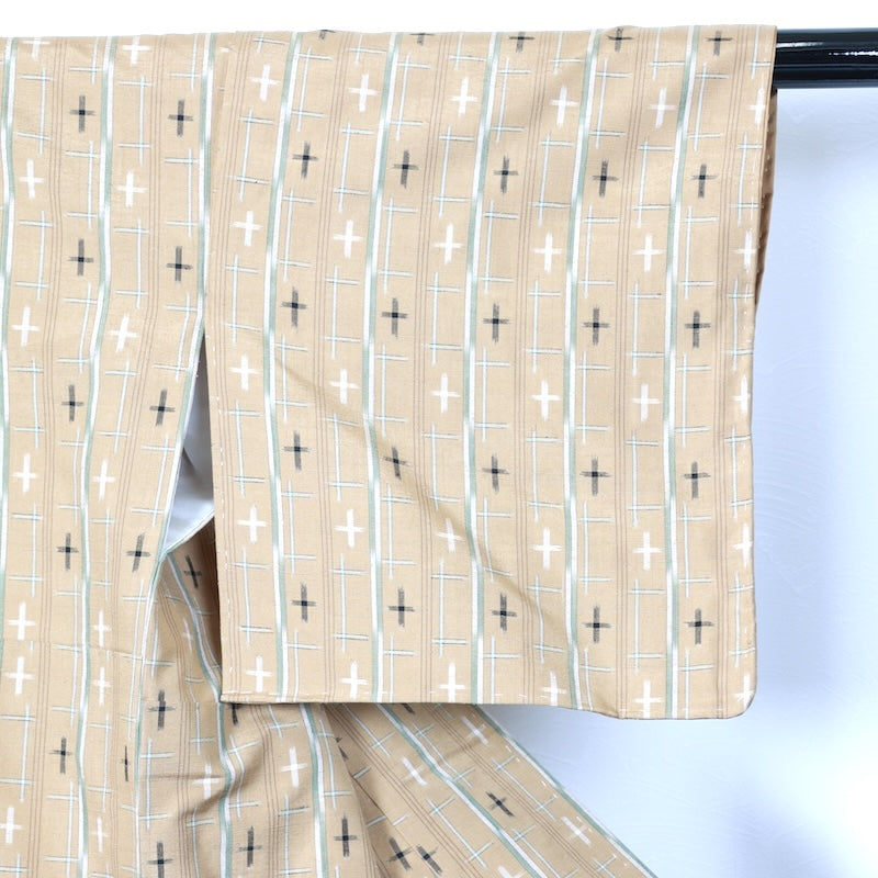 Japanese kimono used <houmongi> Msize  silk 100% /T239