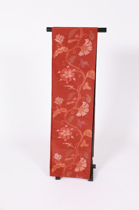 Japanese used sash belt (-obi) 100% silk  /B597
