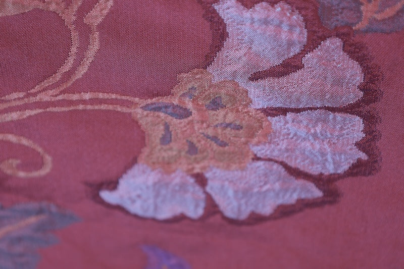 Japanese used sash belt (-obi) 100% silk  /B597