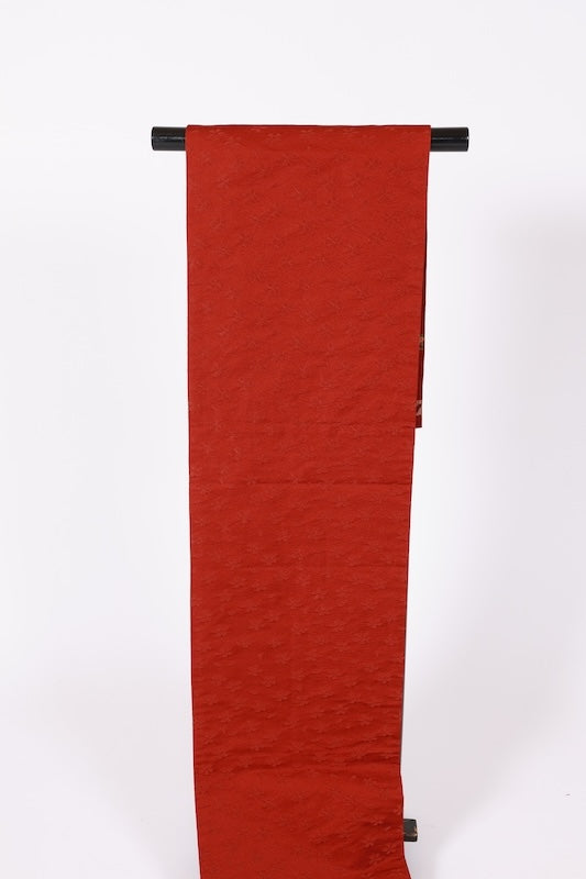 Japanese used sash belt (kyobukuro-obi) polyester  /B596