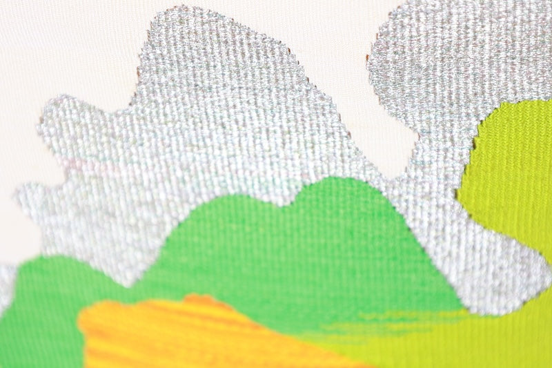 Japanese used sash belt (Nagoya-obi) silk100% /B1290