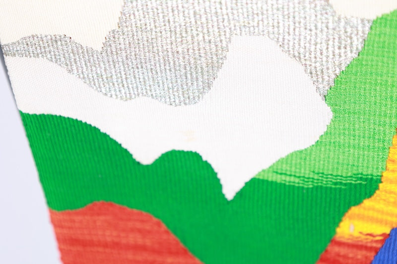 Japanese used sash belt (Nagoya-obi) silk100% /B1290