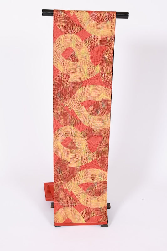 Japanese used sash belt (Nagoya-obi) 100% silk  /B593