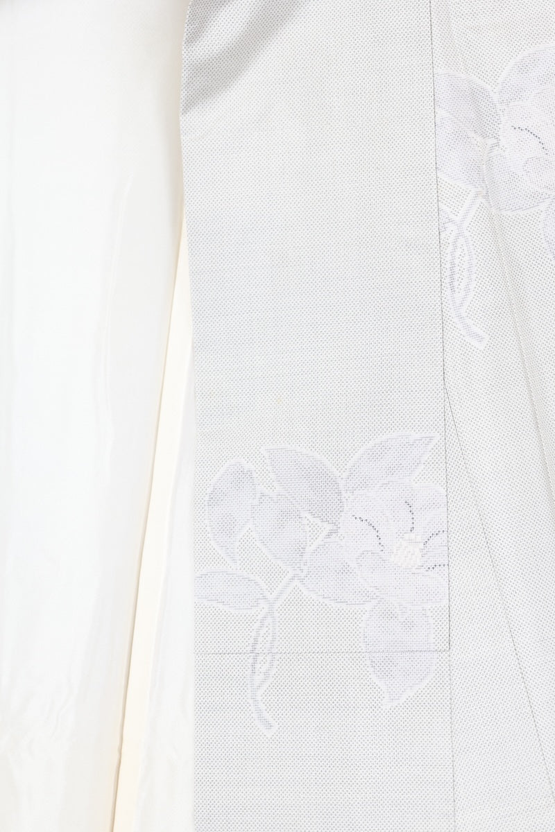 Tsumugi kimono light purple pre-owned /AZ44