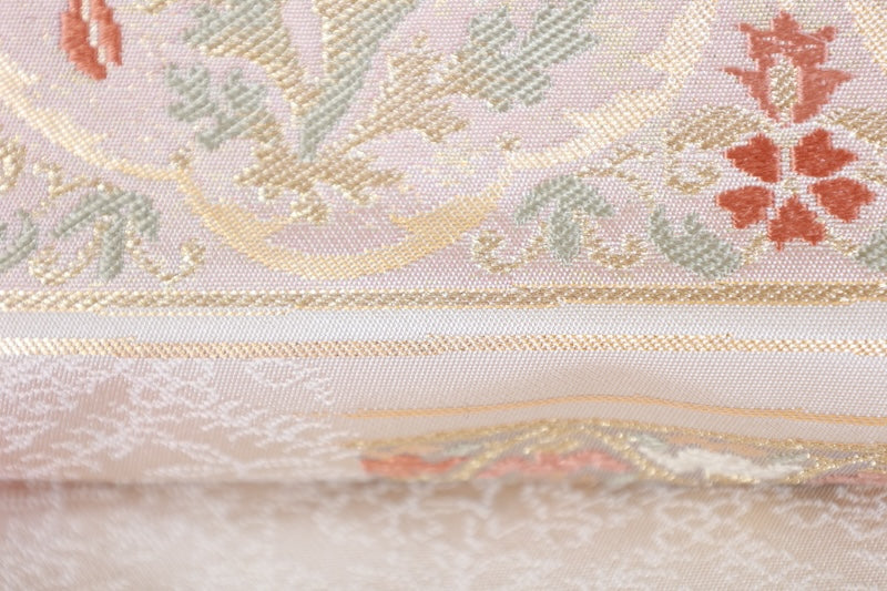 Japanese used sash belt (Nagoya-obi) polyester  /B1286