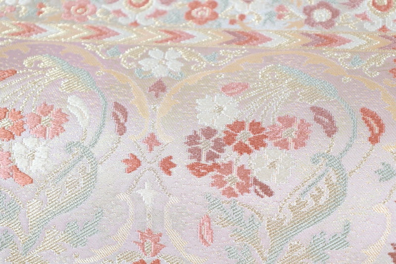 Japanese used sash belt (Nagoya-obi) polyester  /B1286