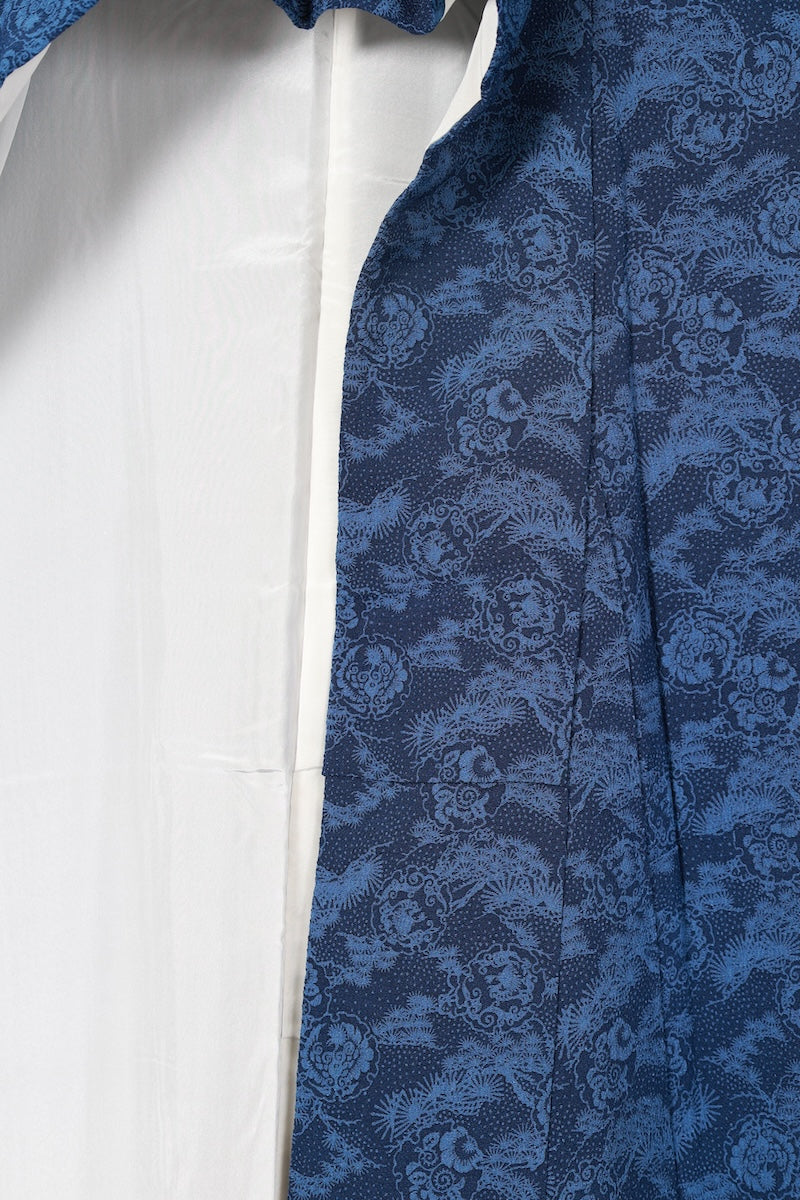 Komon kimono indigo New, unused item/AZ250