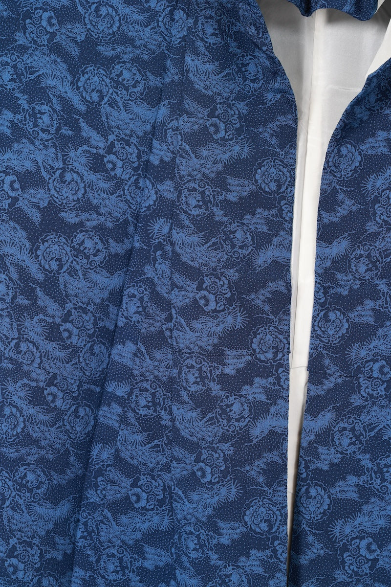 Komon kimono indigo New, unused item/AZ250